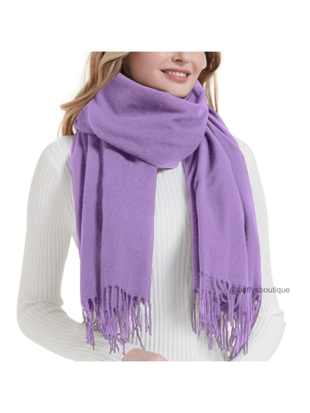 Oversized Tassel Shawl Wrap Soft Warm Scarf Pashmina